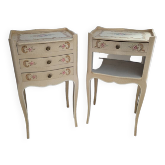 Paire de table de chevet vénitien