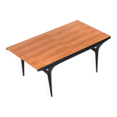 Table à manger Alfred Hendrickx T4 en hêtre Belform Belgique 1958