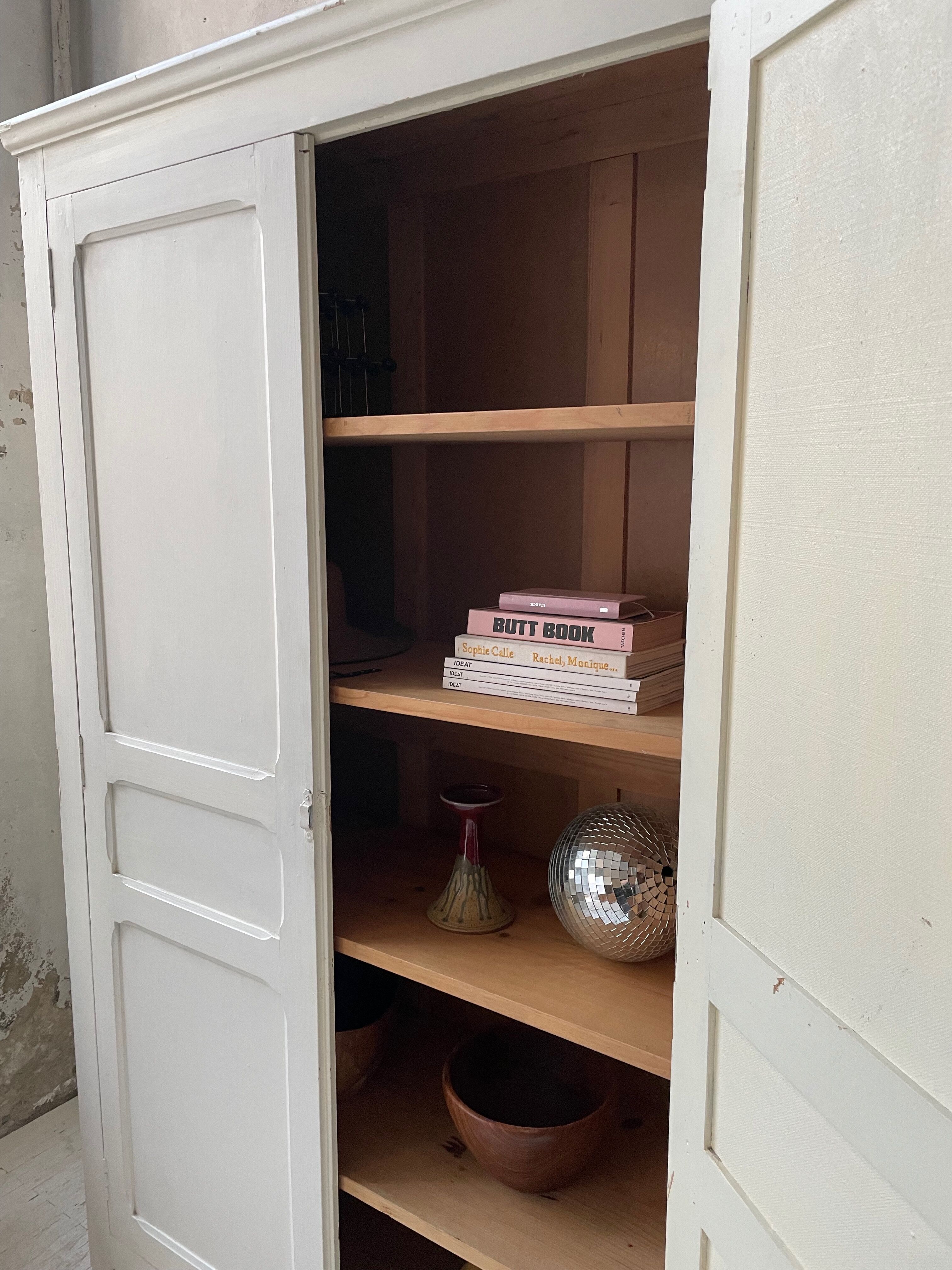 White cutter cabinet