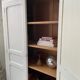 White cutter cabinet