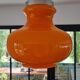 Orange vintage pendant lamp