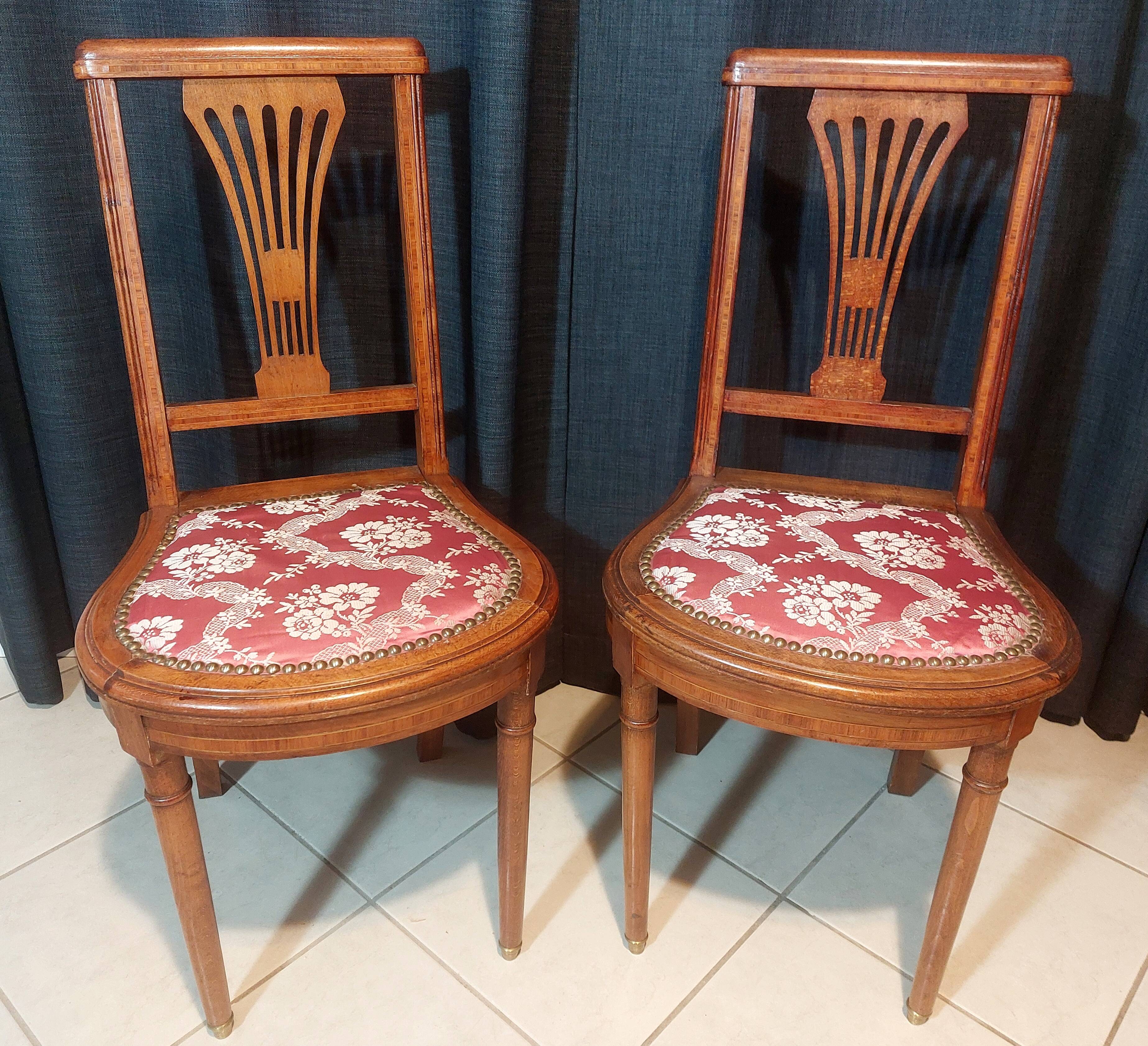 Pair of art deco chairs
