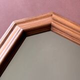 Handcrafted wooden mirror