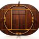 Landscape table by Niels Otto Moller rosewood on plywood