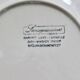 4 vintage dessert plates Sarreguemines - White earthenware with red pattern n