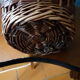 Vase panier en osier rotin
