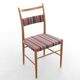 Set of 4 Scandinavian chairs by Yngve Ekstrom, Paul Smith fabric