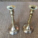 Copper candlesticks