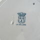 Lot of 4 flat plates Iron earth, model La Vallière of ST Amand