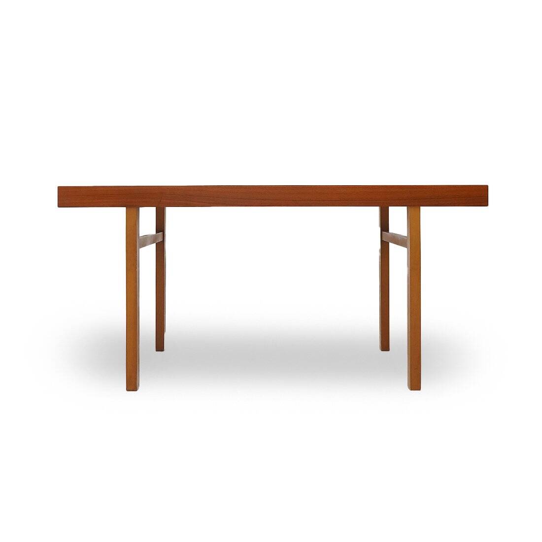 Rectangular dining table with extendable top, 1960s.