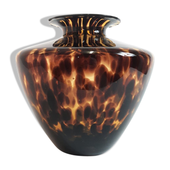 Vase tacheté vintage années 80/90, verre de Murano pour Dior