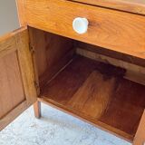 Oak bedside table from the 1950s