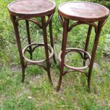 2 bar stools bistro style