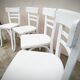 Series of 5 Baumann bistro chairs