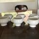 White porcelain soup bowl