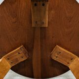 Round pedestal table tripod Art Deco circa 1930