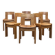 6 silvio coppola chairs