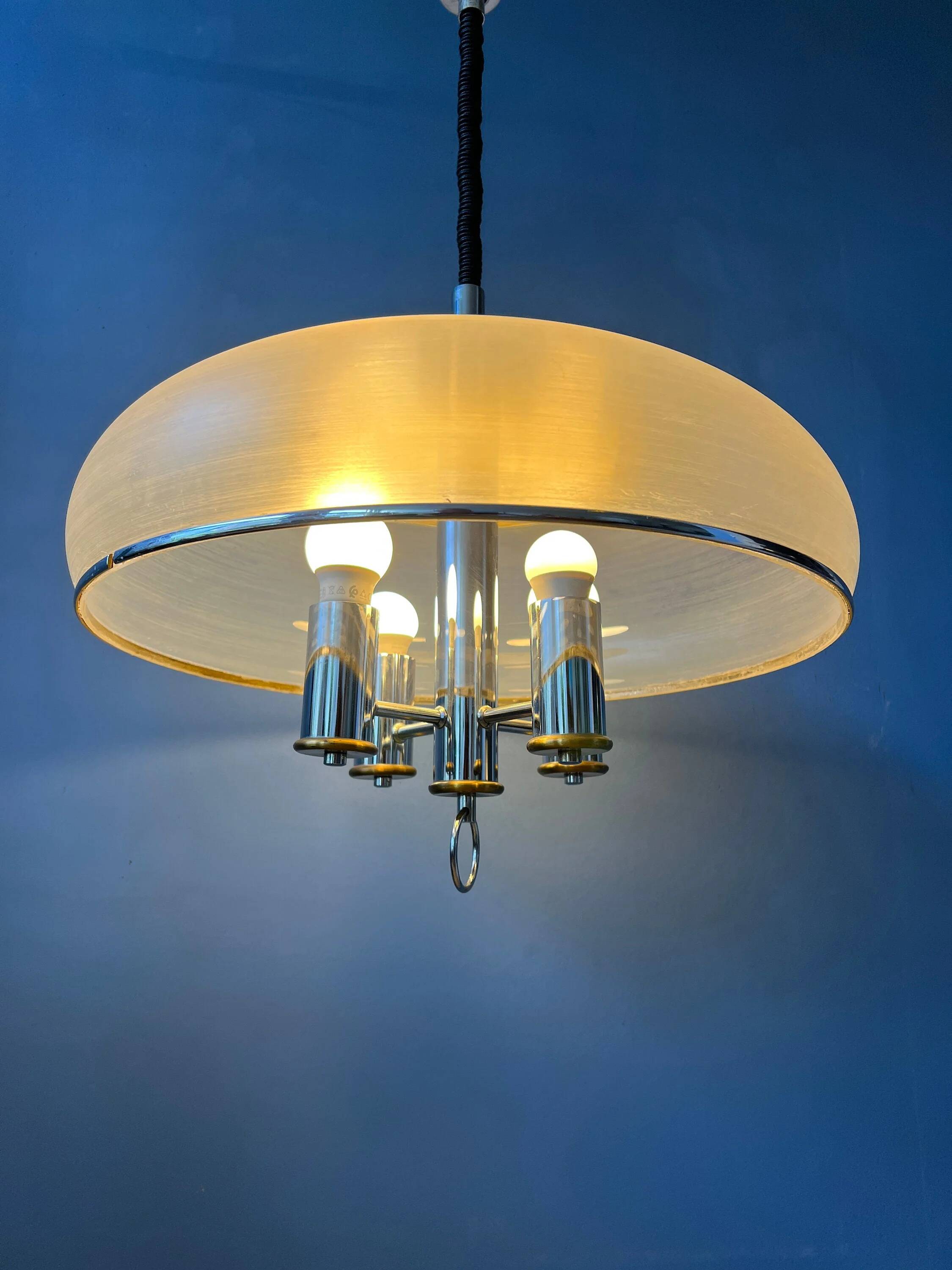 Suspension Mid-Century / Space Age chandelier