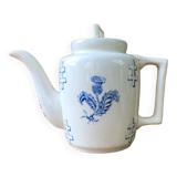 Lunéville teapot decorated with Cross of Lorraine