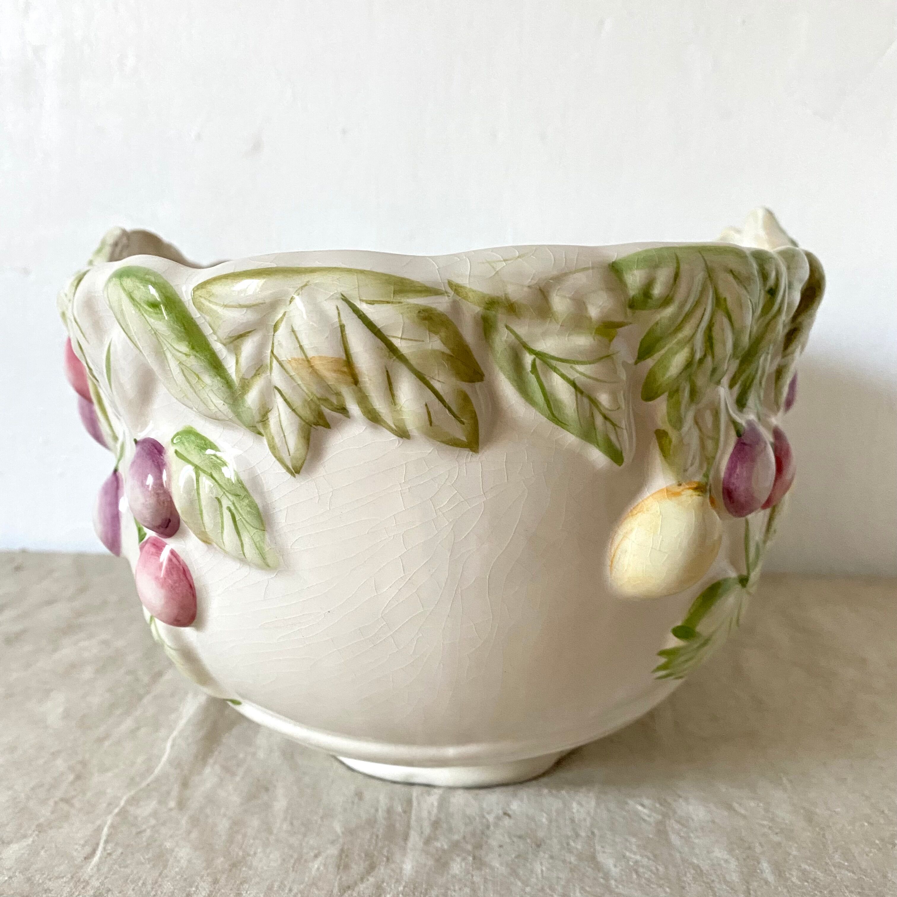 Slurry ceramic planter