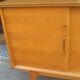 Vintage sideboard 1950 oak foot compass