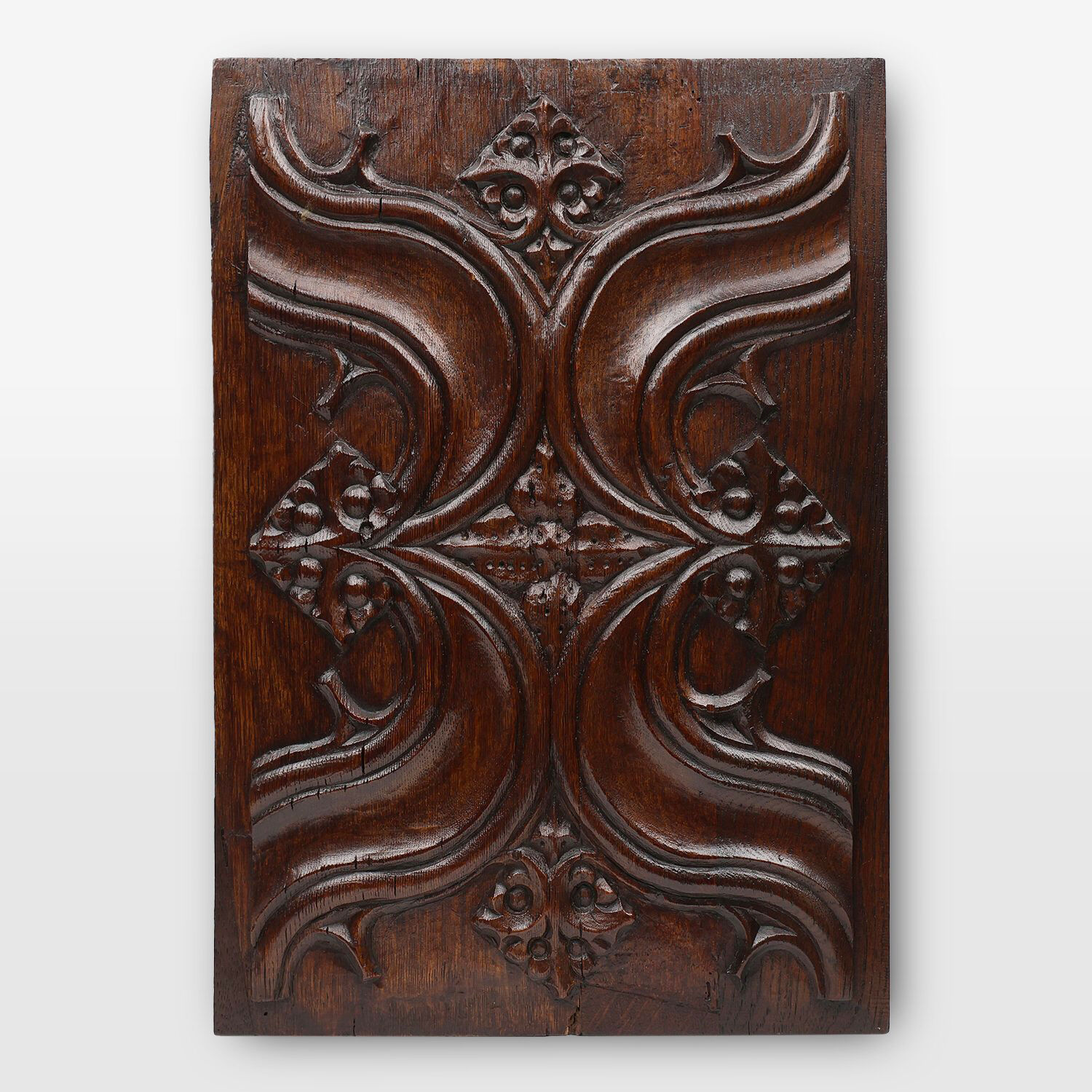 Gothic Oak Sculpted Panel, Belgium, 16th century