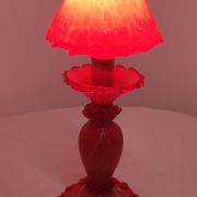 Murano glass table lamp. Italy, 1980