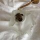 Swan collar wall sconce