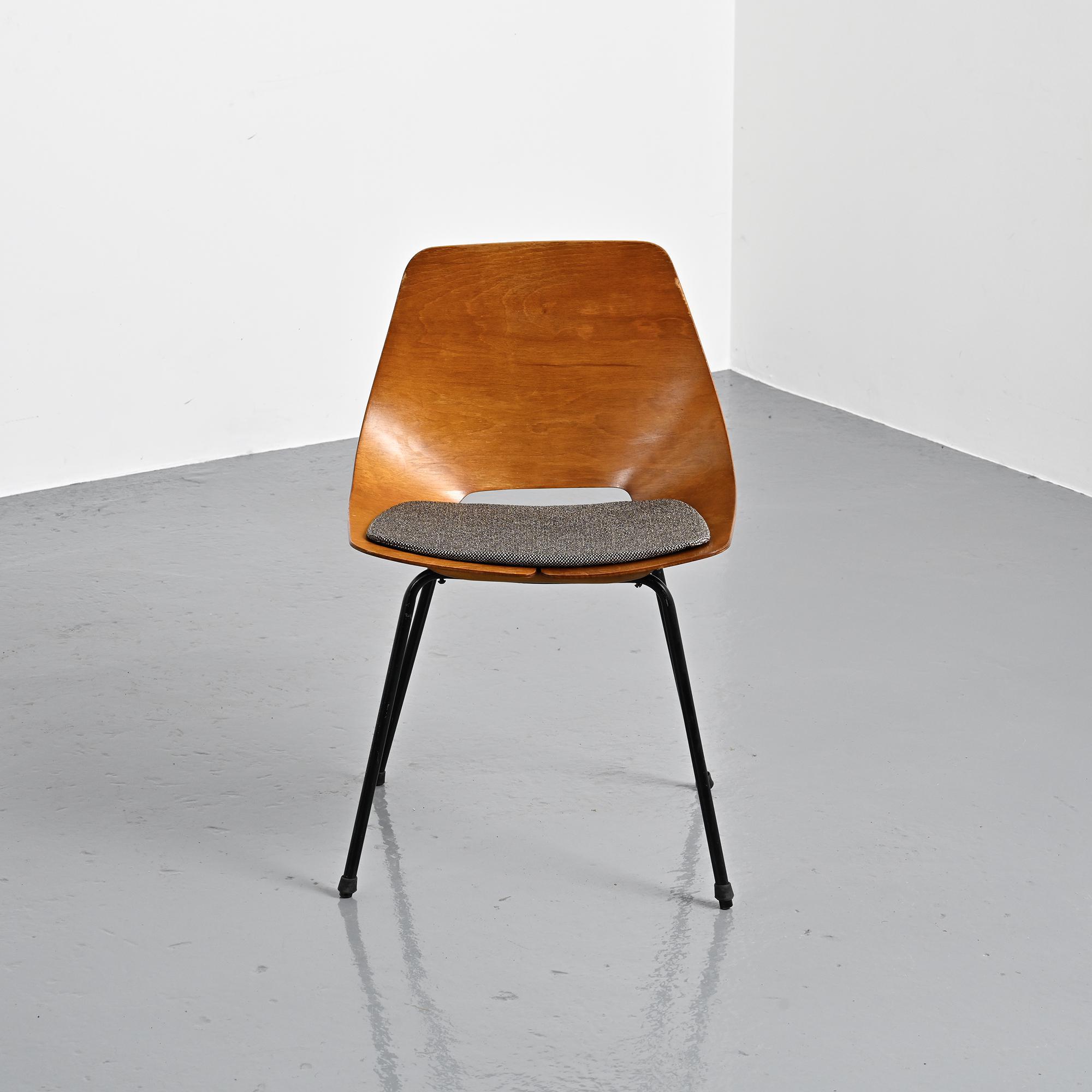 Chaise Tonneau par Pierre Guariche, Steiner, 1953