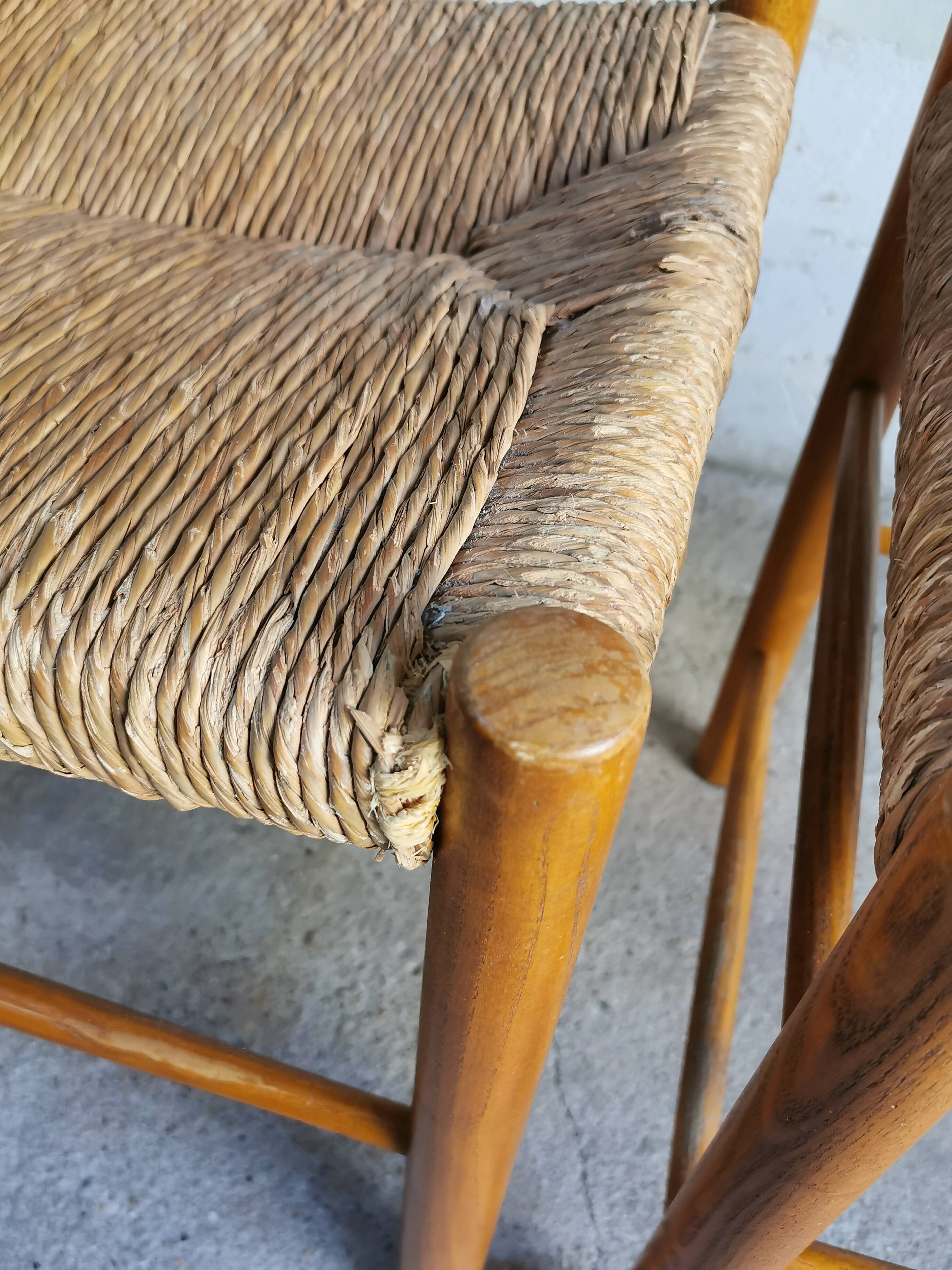 4 vintage chairs Dordogne model by Robert Sentou