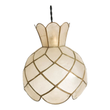 Vintage mother-of-pearl pendant lamp