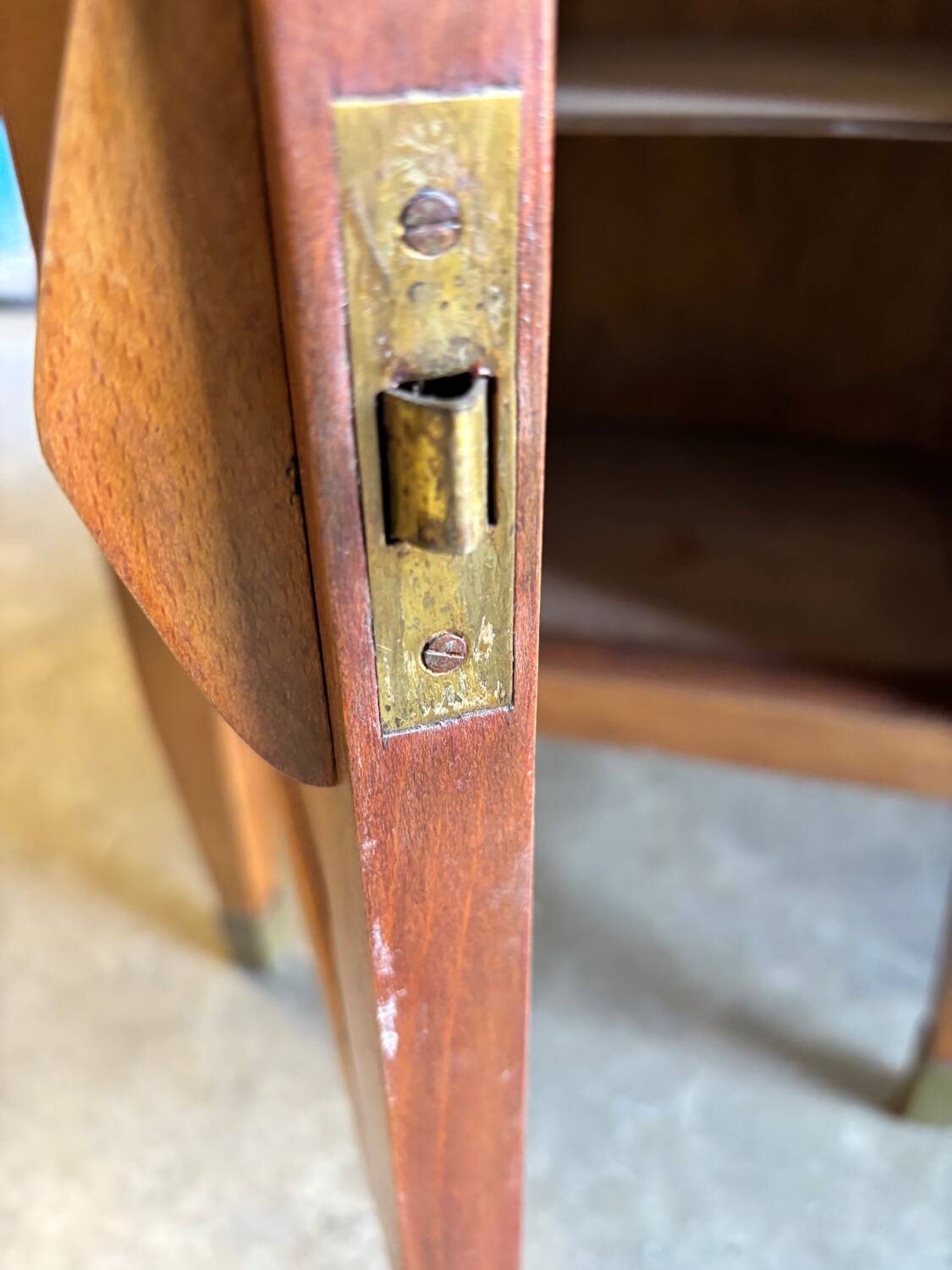 Vintage double-sided minister's desk