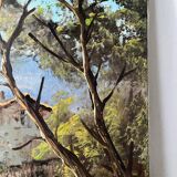 Villa by the seaside in Ramatuelle, oil on canvas signed Picard 1926.