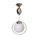 Suspension en verre et chrome