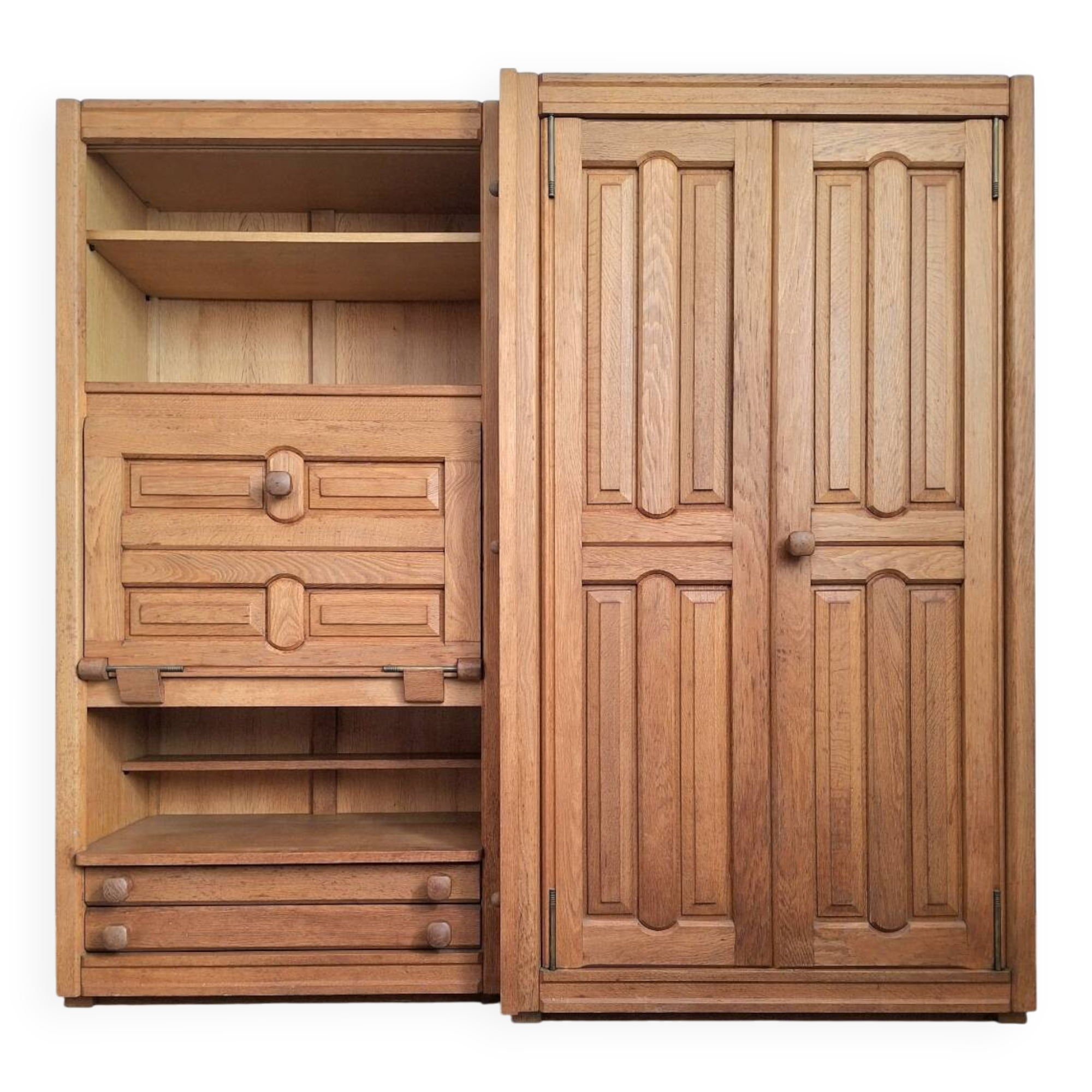 Guillerme et Chambron secretary cabinet, bar sideboard, office bookcase