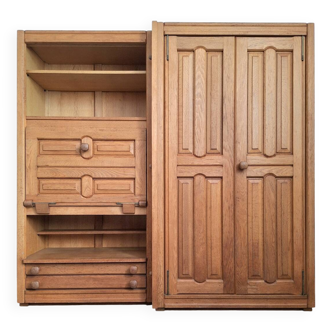 Guillerme et Chambron secretary cabinet, bar sideboard, office bookcase