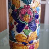Vase or pot in glazed earthenware signed underneath