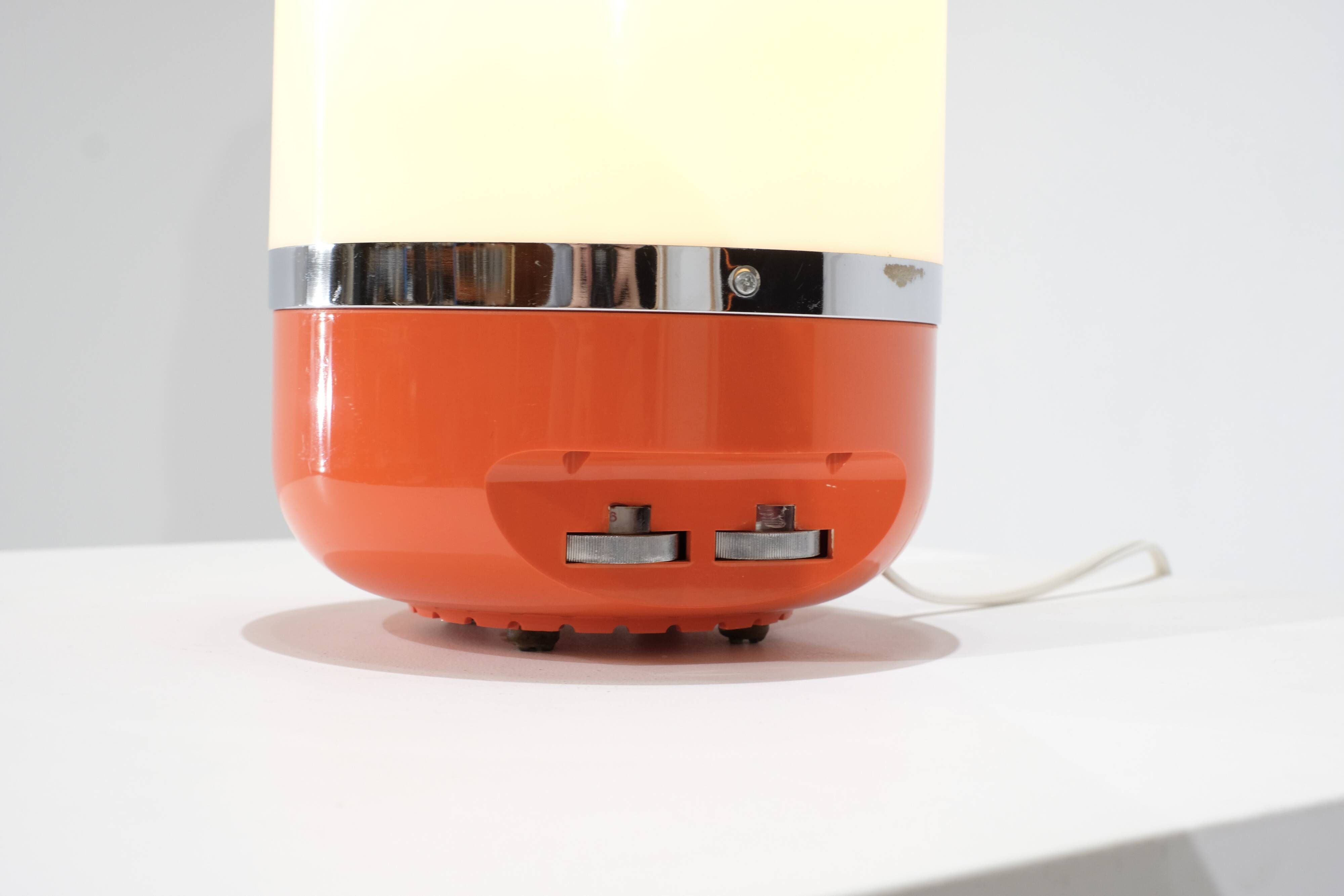 Radio lamp designed by Adriano Rampoldi for Europhon, Italy 1970s.