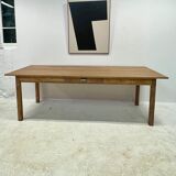 Oak and pine farmhouse table