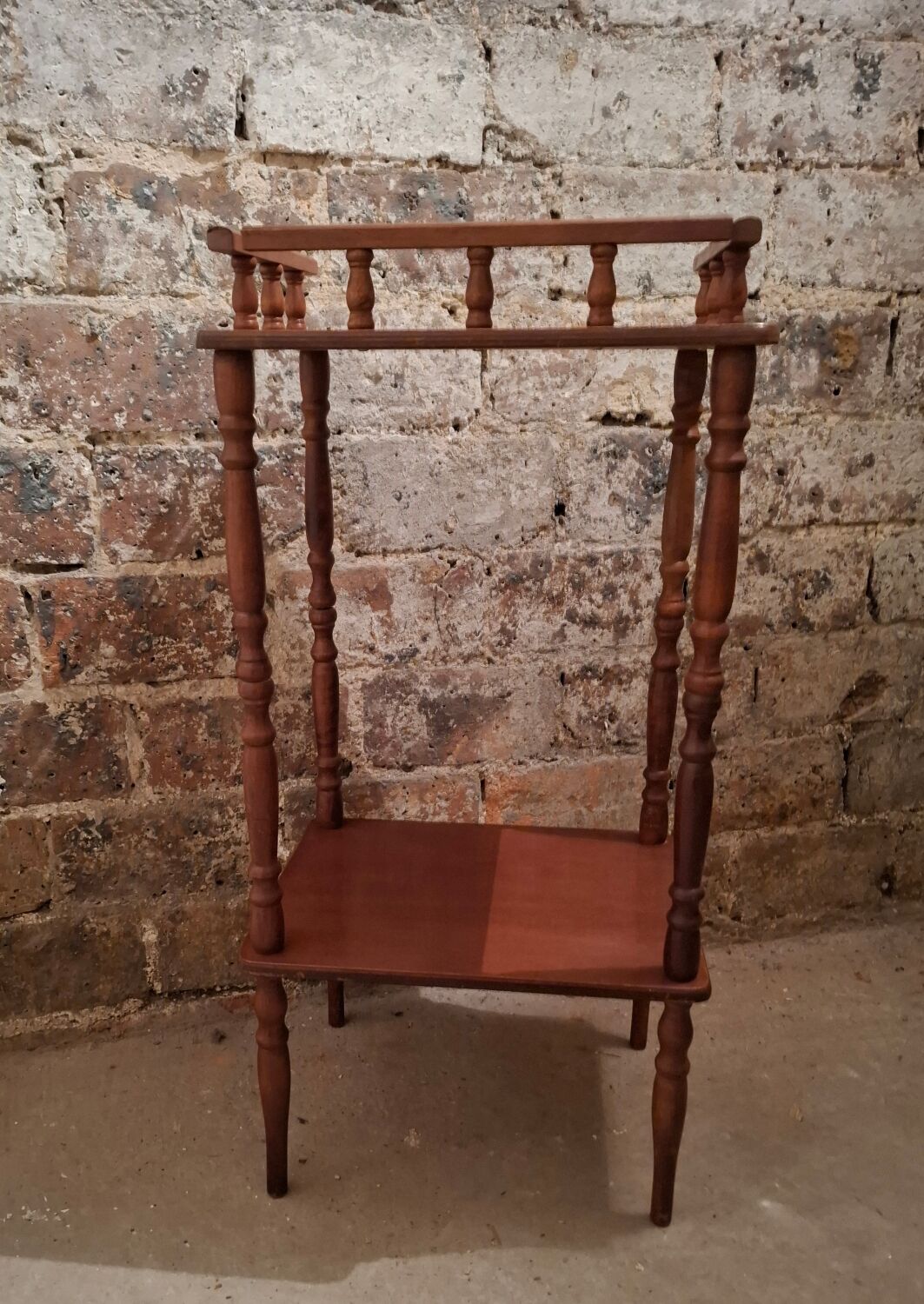 Small vintage wooden console