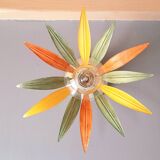 70s flower wall or ceiling light
