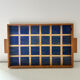 Blue checkered plate unique piece
