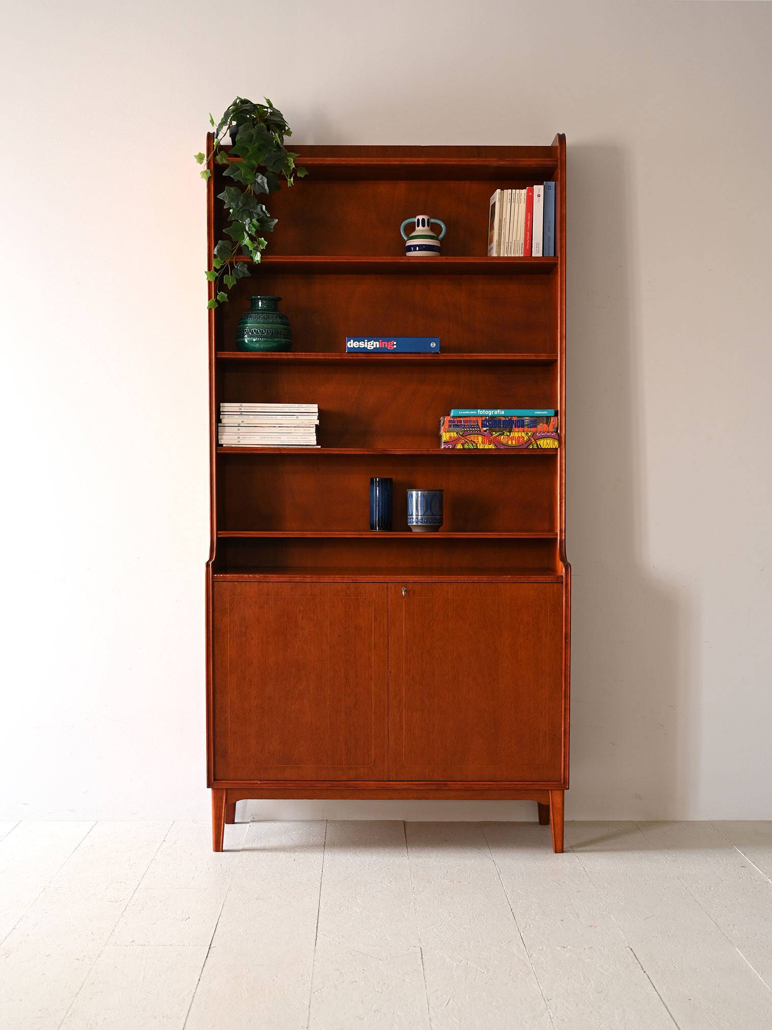 Vintage original 1960s Danish style bookcase