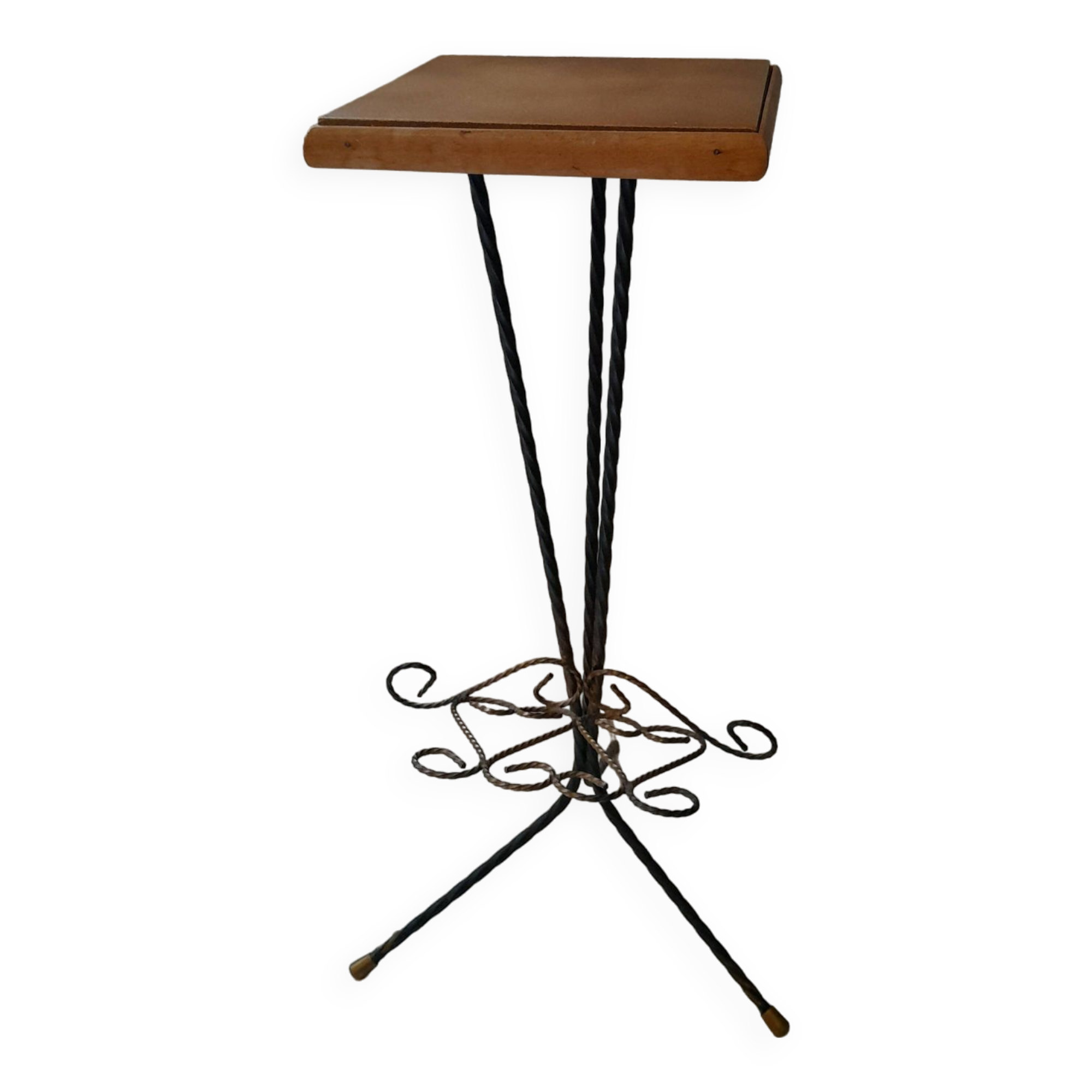 Vintage magazine holder pedestal