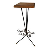 Vintage magazine holder pedestal