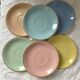 Mugs Moulin des Loups pastel colour 1960s