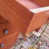 Vintage desk 40s in light oak