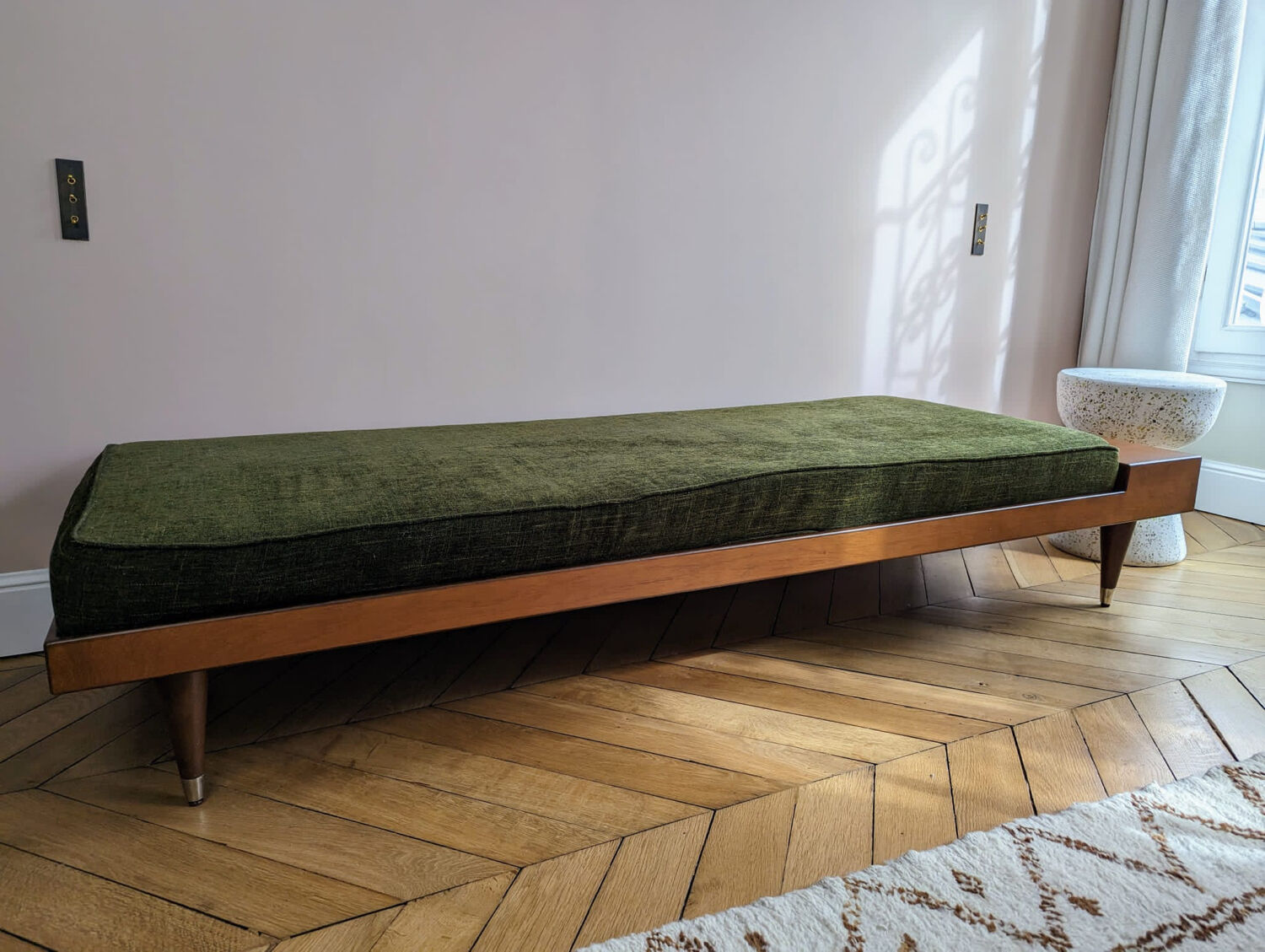 Daybed bottle green bench Kann Design