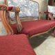 2-seater sofa and 2 armchairs in Louis XV style, revamped