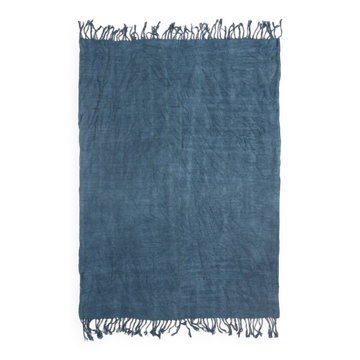 5x8 Blue & Green Vintage Kilim Rug, 157x230Cm